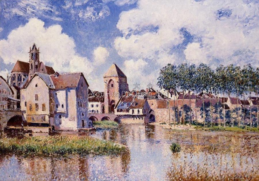 Moret-sur-Loing - 阿尔弗莱德·西斯莱